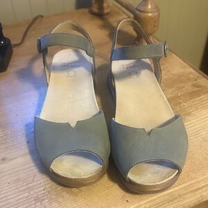 Dansko Olive Sage Green Sandals